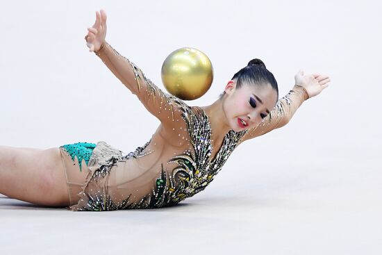 Rhythmic gymnastics. 2018 FIG World Challenge Cup Kazan. Day three