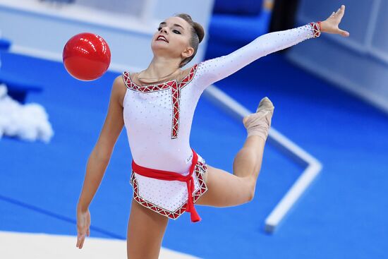 Rhythmic gymnastics. 2018 FIG World Challenge Cup Kazan. Day three