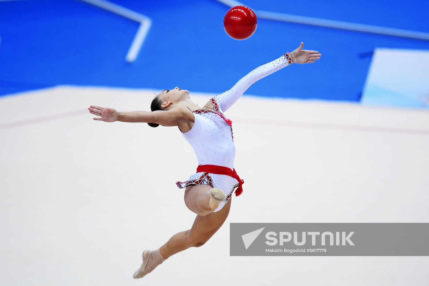 Rhythmic gymnastics. 2018 FIG World Challenge Cup Kazan. Day three