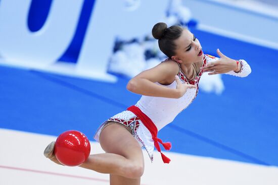 Rhythmic gymnastics. 2018 FIG World Challenge Cup Kazan. Day three