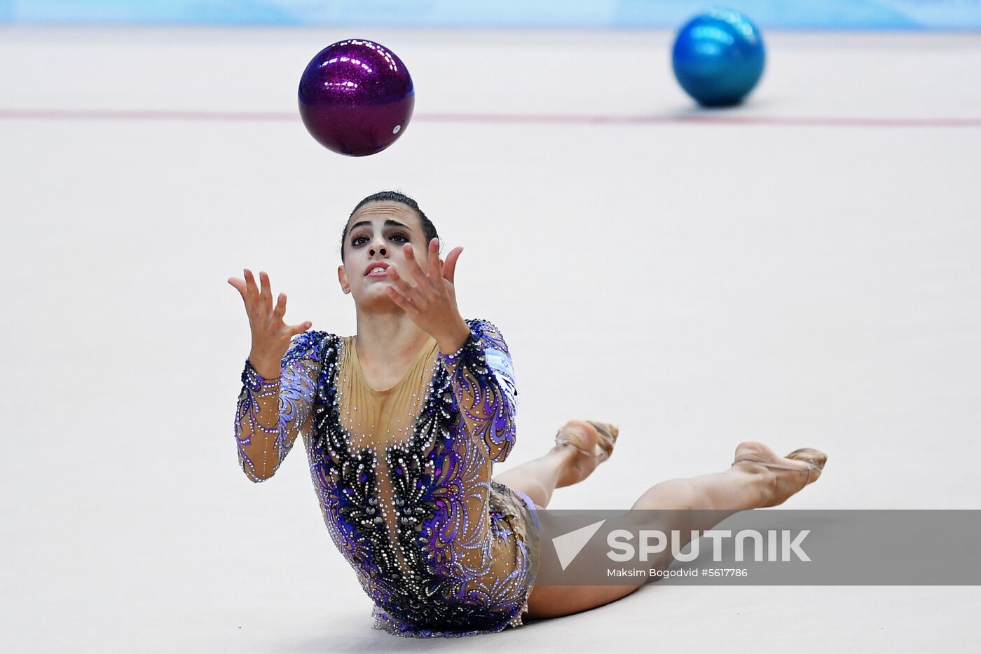 Rhythmic gymnastics. 2018 FIG World Challenge Cup Kazan. Day three