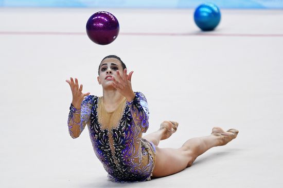 Rhythmic gymnastics. 2018 FIG World Challenge Cup Kazan. Day three