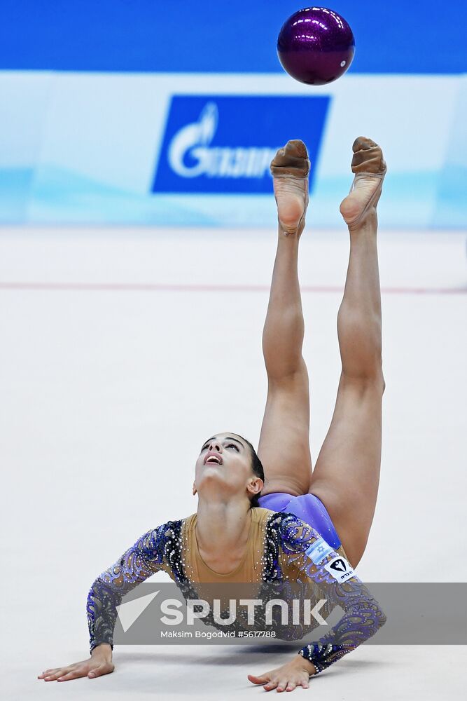 Rhythmic gymnastics. 2018 FIG World Challenge Cup Kazan. Day three