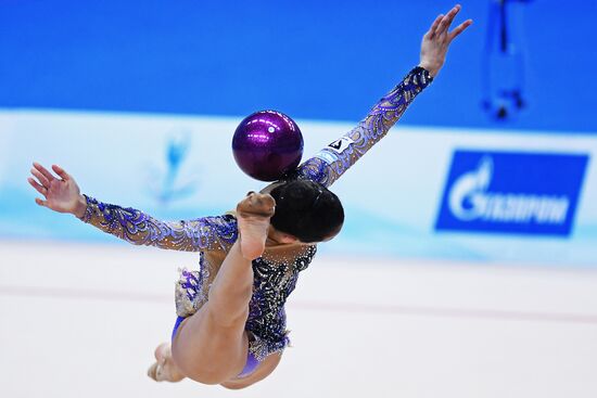 Rhythmic gymnastics. 2018 FIG World Challenge Cup Kazan. Day three