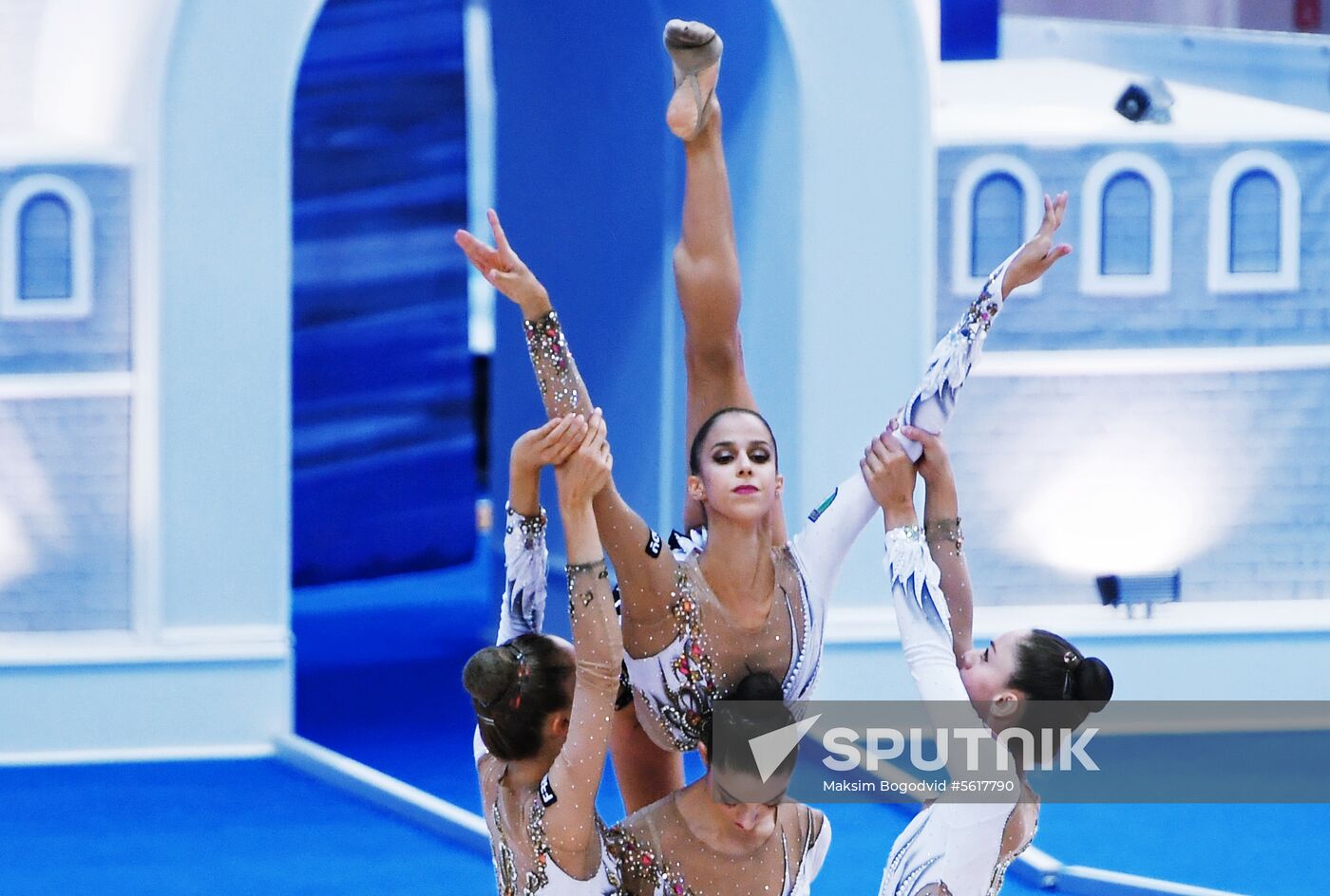 Rhythmic gymnastics. 2018 FIG World Challenge Cup Kazan. Day three