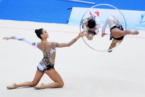 Rhythmic gymnastics. 2018 FIG World Challenge Cup Kazan. Day three