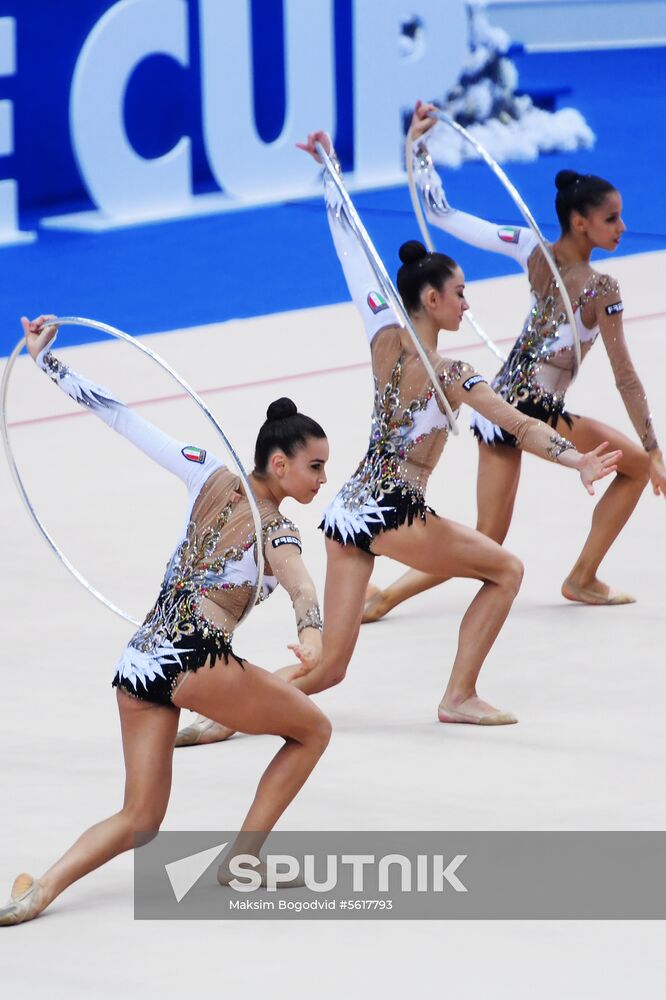 Rhythmic gymnastics. 2018 FIG World Challenge Cup Kazan. Day three