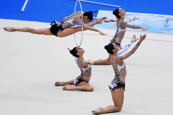 Rhythmic gymnastics. 2018 FIG World Challenge Cup Kazan. Day three