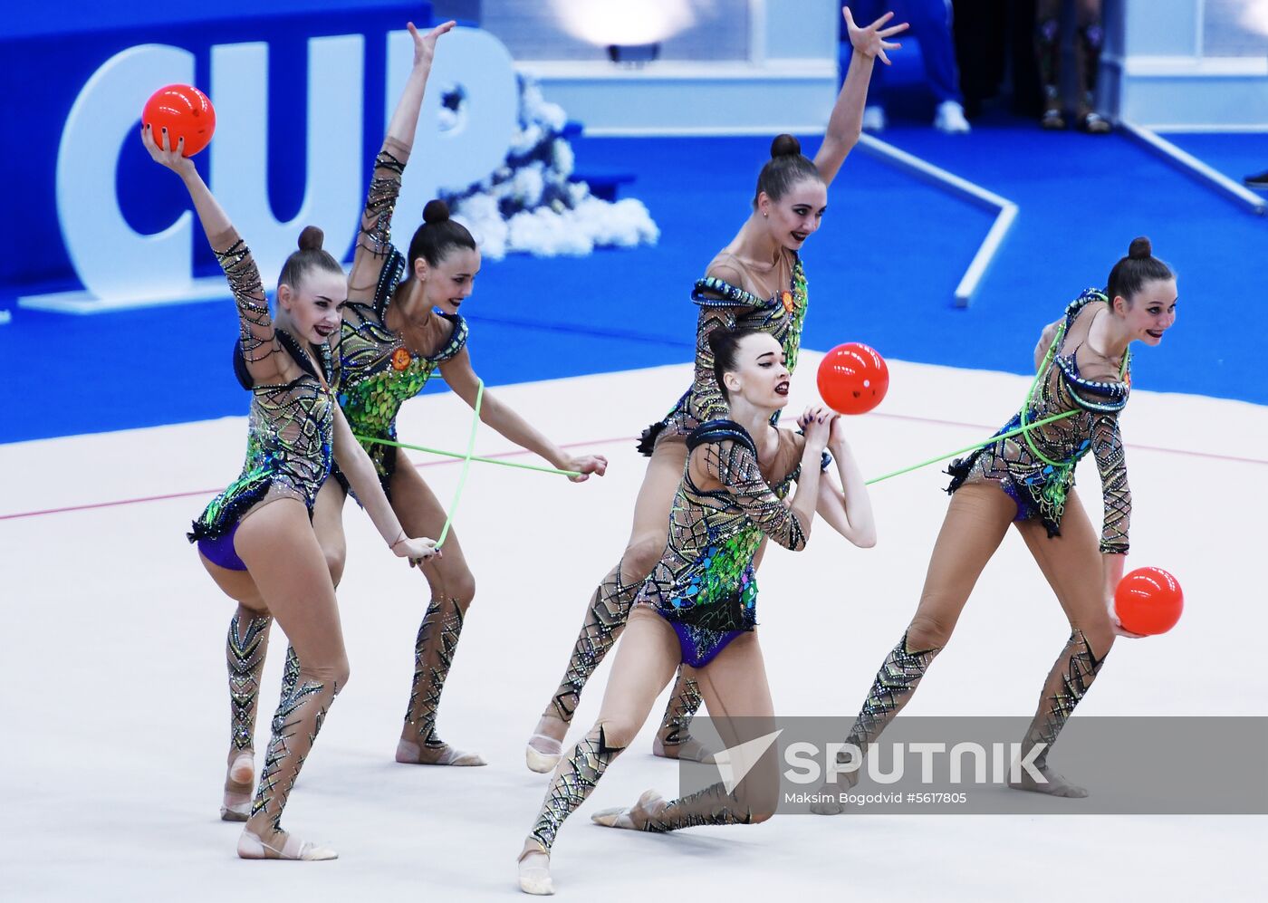 Rhythmic gymnastics. 2018 FIG World Challenge Cup Kazan. Day three