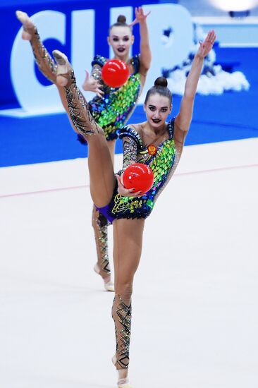 Rhythmic gymnastics. 2018 FIG World Challenge Cup Kazan. Day three