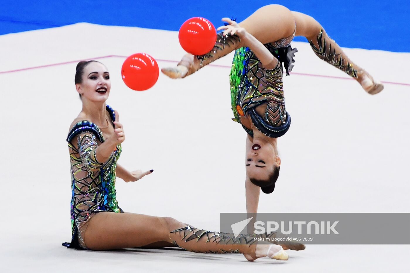Rhythmic gymnastics. 2018 FIG World Challenge Cup Kazan. Day three