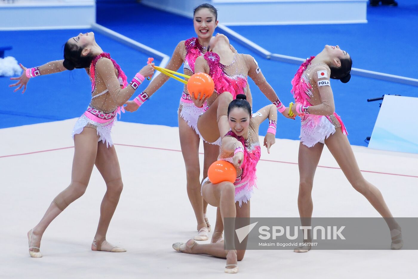 Rhythmic gymnastics. 2018 FIG World Challenge Cup Kazan. Day three