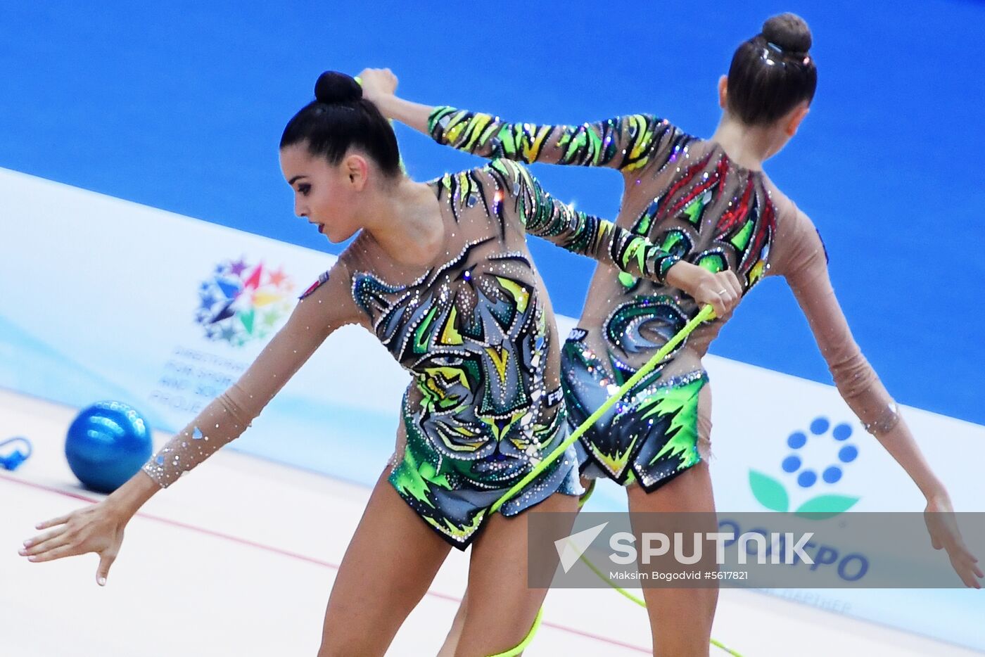 Rhythmic gymnastics. 2018 FIG World Challenge Cup Kazan. Day three