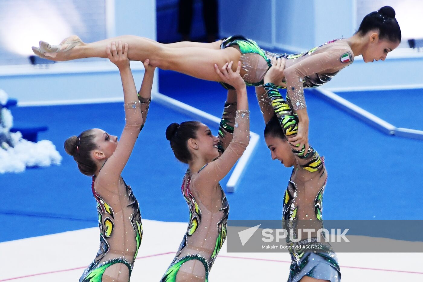 Rhythmic gymnastics. 2018 FIG World Challenge Cup Kazan. Day three