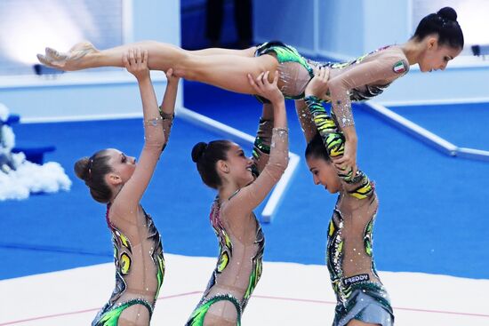 Rhythmic gymnastics. 2018 FIG World Challenge Cup Kazan. Day three