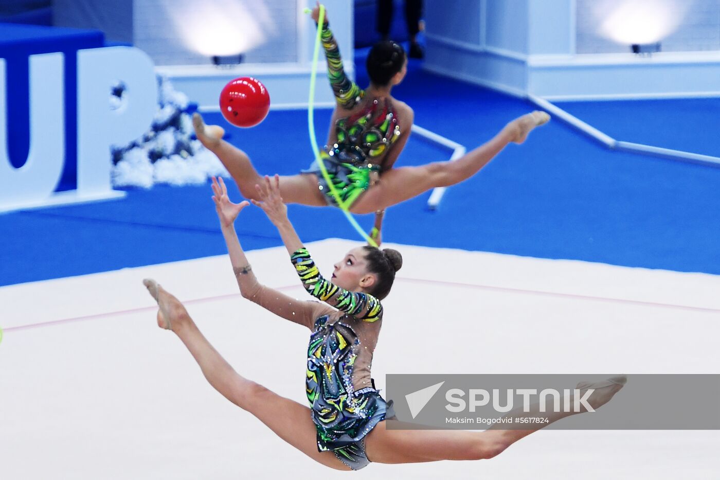 Rhythmic gymnastics. 2018 FIG World Challenge Cup Kazan. Day three