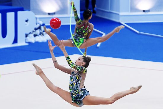 Rhythmic gymnastics. 2018 FIG World Challenge Cup Kazan. Day three