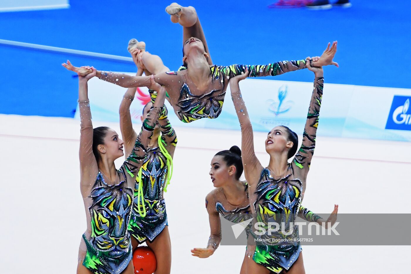 Rhythmic gymnastics. 2018 FIG World Challenge Cup Kazan. Day three