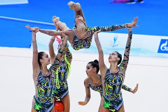 Rhythmic gymnastics. 2018 FIG World Challenge Cup Kazan. Day three