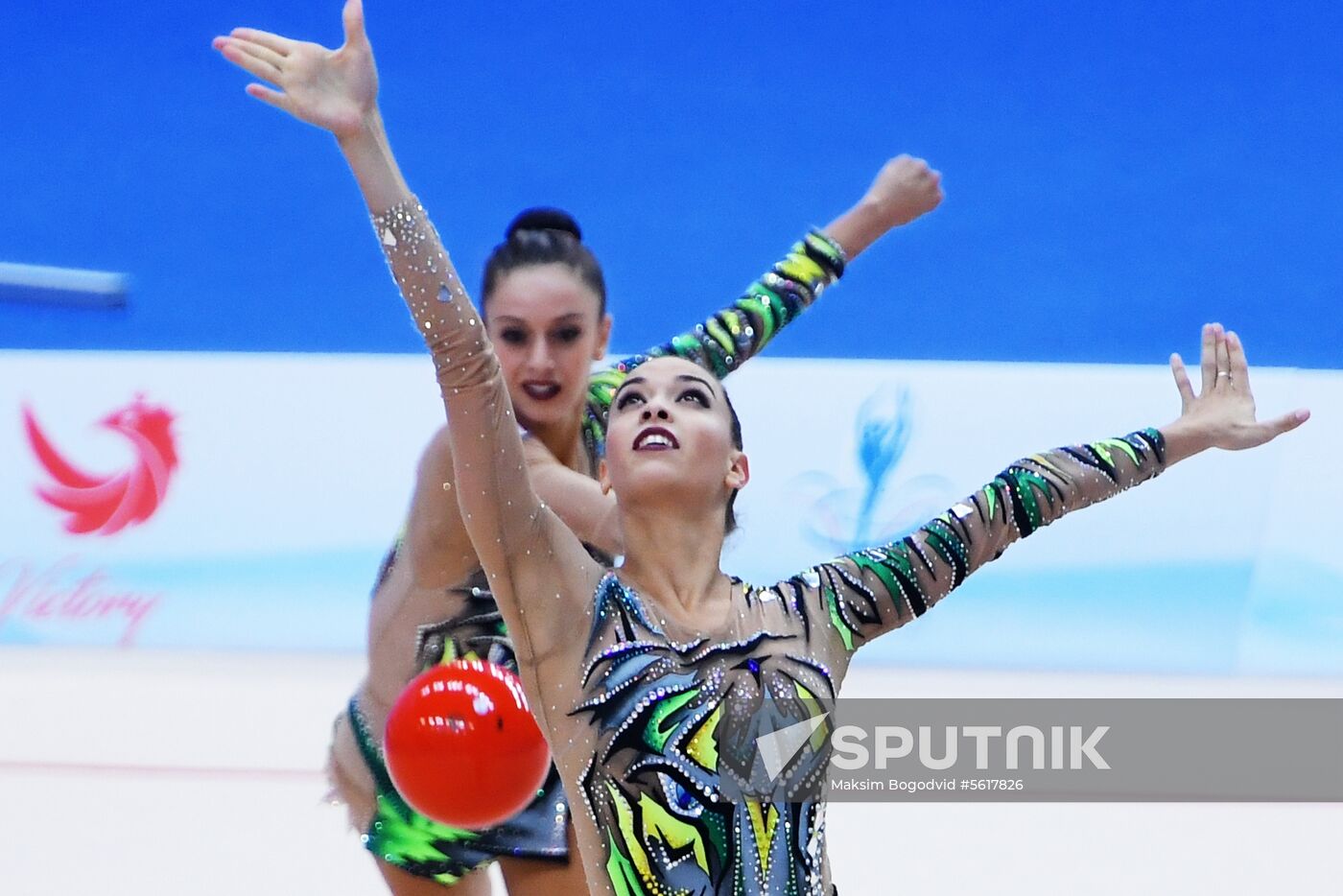 Rhythmic gymnastics. 2018 FIG World Challenge Cup Kazan. Day three
