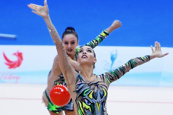Rhythmic gymnastics. 2018 FIG World Challenge Cup Kazan. Day three