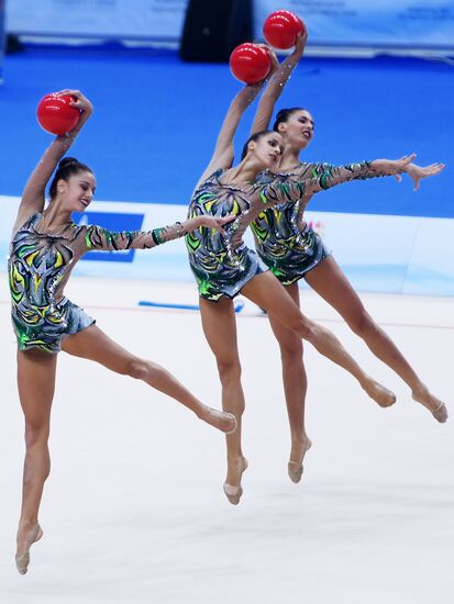 Rhythmic gymnastics. 2018 FIG World Challenge Cup Kazan. Day three