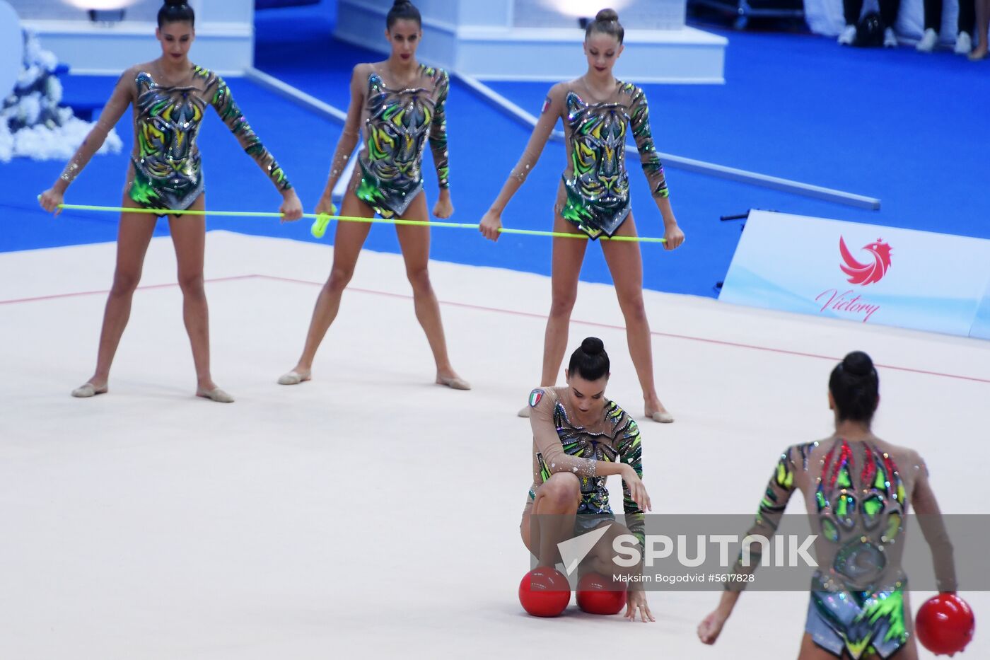 Rhythmic gymnastics. 2018 FIG World Challenge Cup Kazan. Day three