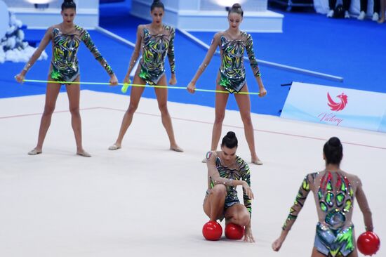 Rhythmic gymnastics. 2018 FIG World Challenge Cup Kazan. Day three