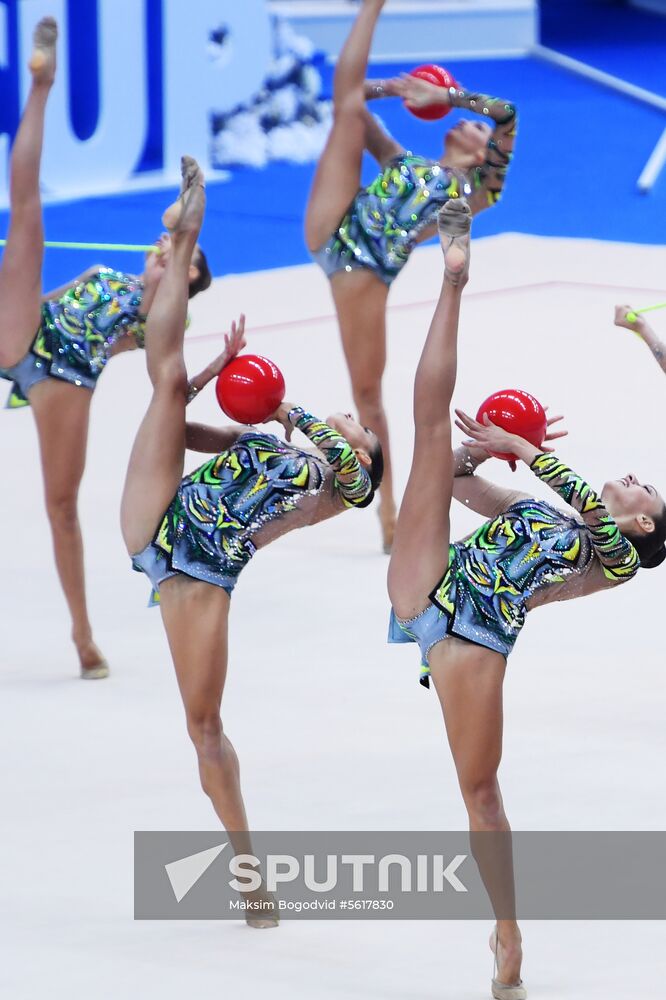 Rhythmic gymnastics. 2018 FIG World Challenge Cup Kazan. Day three