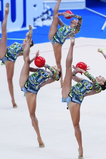 Rhythmic gymnastics. 2018 FIG World Challenge Cup Kazan. Day three