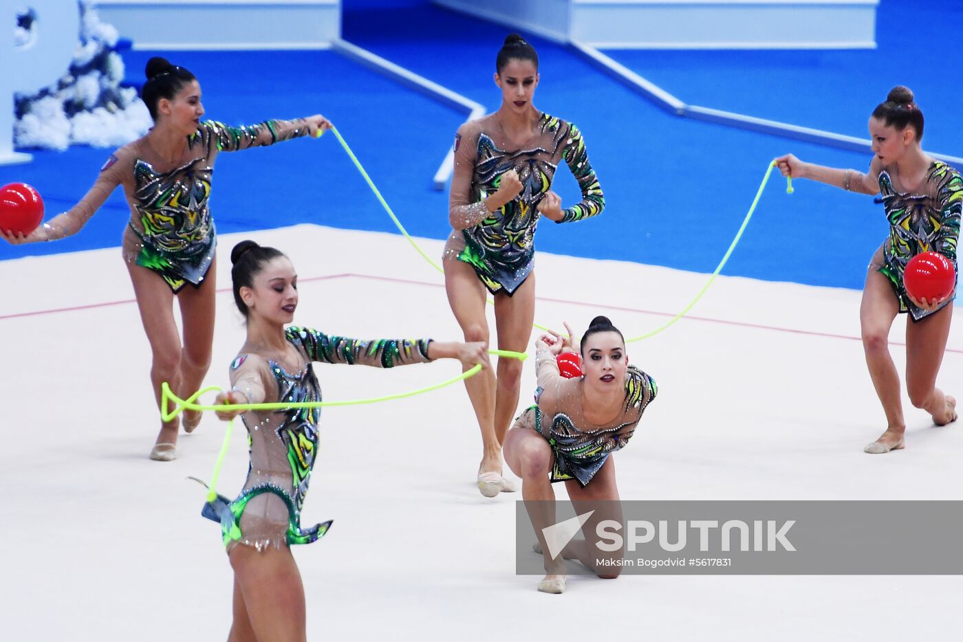 Rhythmic gymnastics. 2018 FIG World Challenge Cup Kazan. Day three