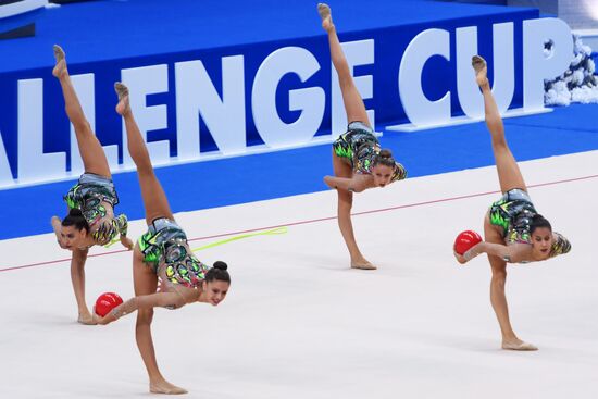 Rhythmic gymnastics. 2018 FIG World Challenge Cup Kazan. Day three