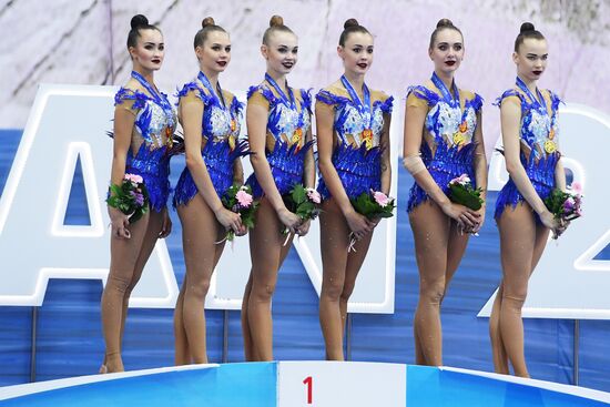 Rhythmic gymnastics. 2018 FIG World Challenge Cup Kazan. Day three
