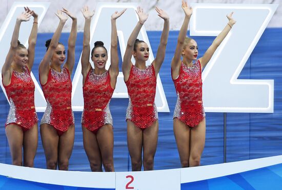 Rhythmic gymnastics. 2018 FIG World Challenge Cup Kazan. Day three