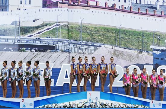 Rhythmic gymnastics. 2018 FIG World Challenge Cup Kazan. Day three
