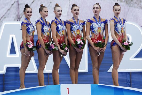 Rhythmic gymnastics. 2018 FIG World Challenge Cup Kazan. Day three