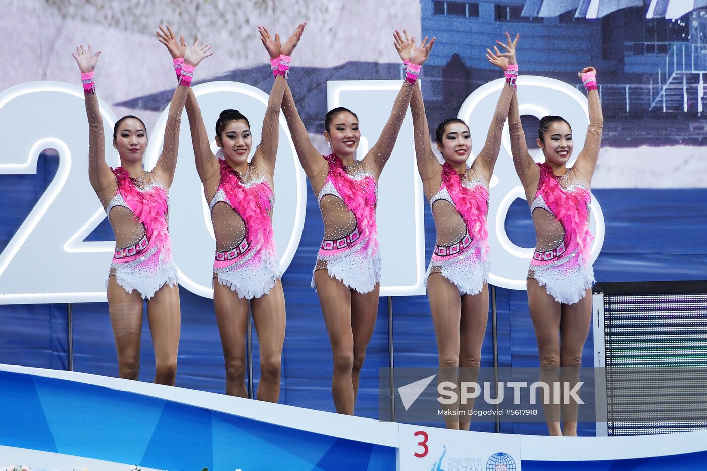 Rhythmic gymnastics. 2018 FIG World Challenge Cup Kazan. Day three