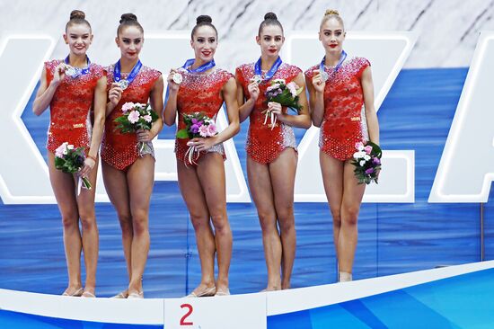 Rhythmic gymnastics. 2018 FIG World Challenge Cup Kazan. Day three