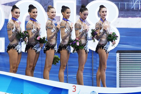 Rhythmic gymnastics. 2018 FIG World Challenge Cup Kazan. Day three