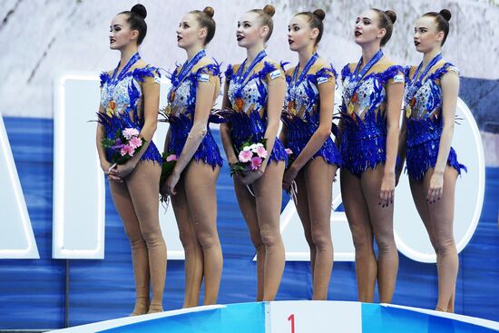 Rhythmic gymnastics. 2018 FIG World Challenge Cup Kazan. Day three