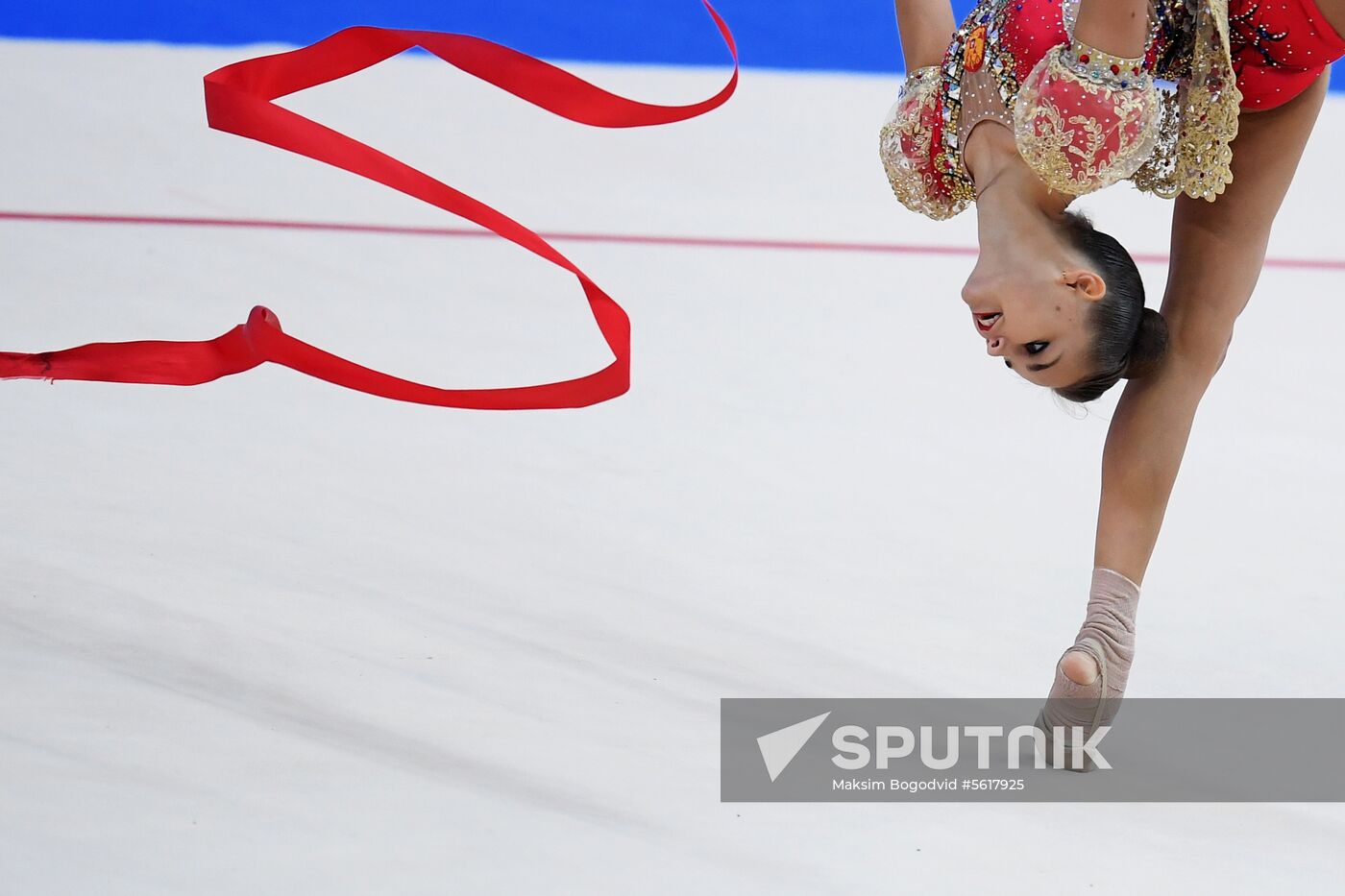 Rhythmic gymnastics. 2018 FIG World Challenge Cup Kazan. Day three
