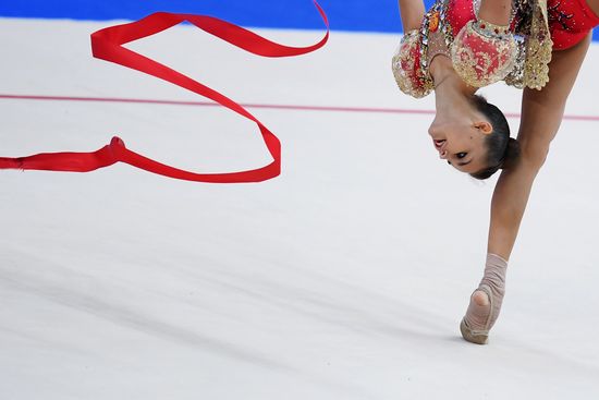 Rhythmic gymnastics. 2018 FIG World Challenge Cup Kazan. Day three
