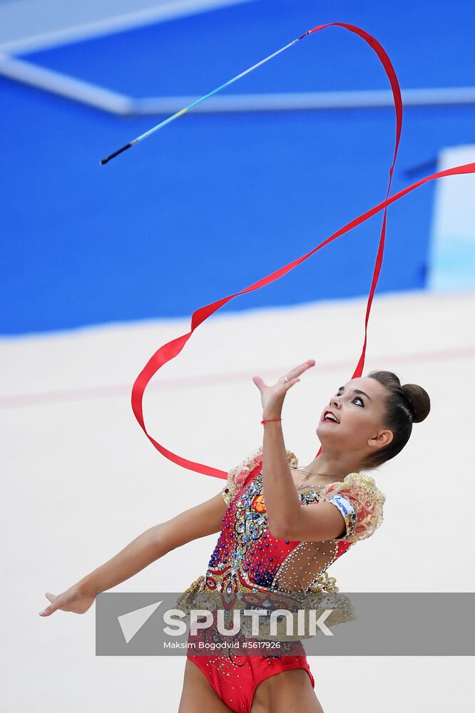 Rhythmic gymnastics. 2018 FIG World Challenge Cup Kazan. Day three