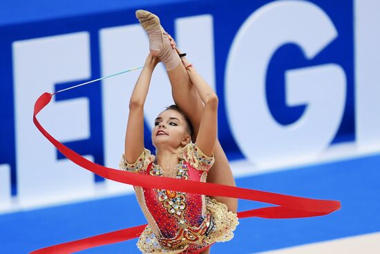 Rhythmic gymnastics. 2018 FIG World Challenge Cup Kazan. Day three