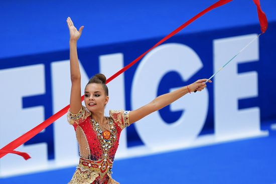 Rhythmic gymnastics. 2018 FIG World Challenge Cup Kazan. Day three