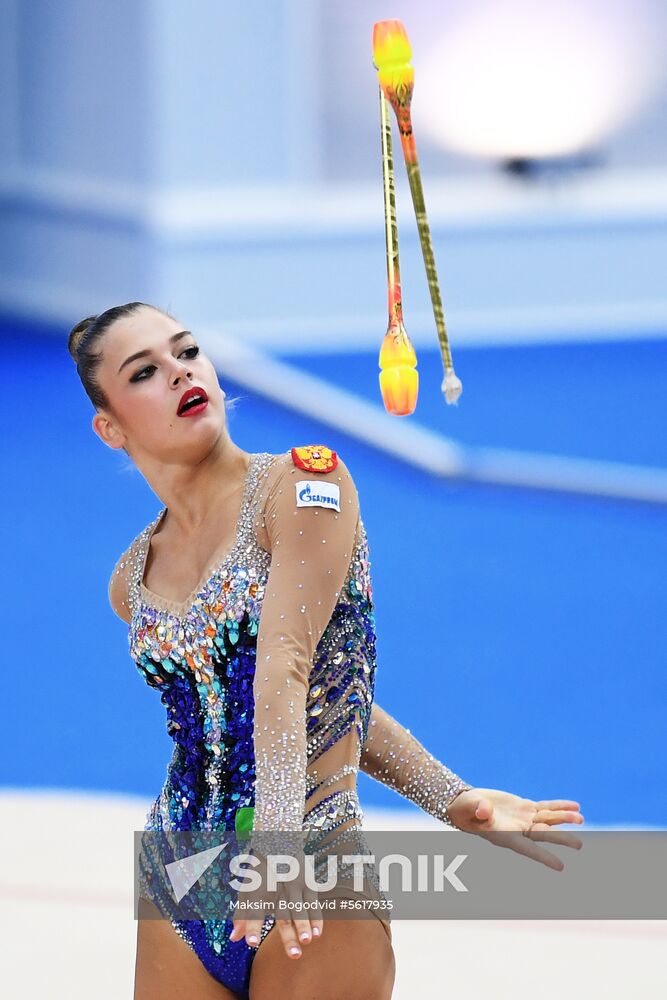 Rhythmic gymnastics. 2018 FIG World Challenge Cup Kazan. Day three