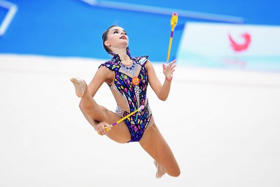 Rhythmic gymnastics. 2018 FIG World Challenge Cup Kazan. Day three