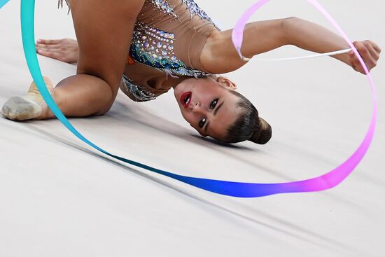 Rhythmic gymnastics. 2018 FIG World Challenge Cup Kazan. Day three