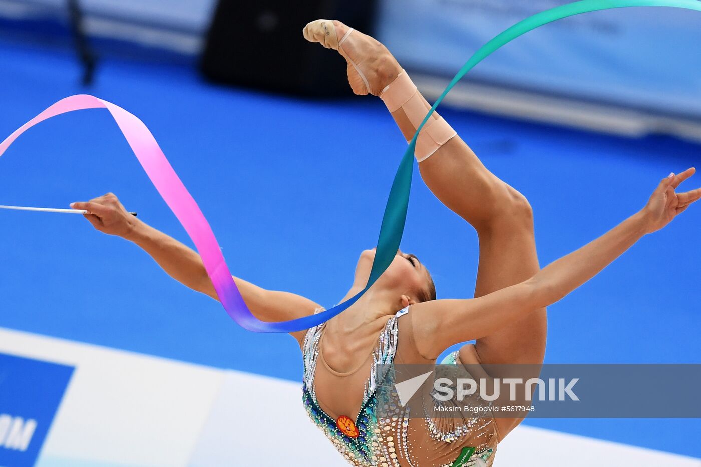 Rhythmic gymnastics. 2018 FIG World Challenge Cup Kazan. Day three