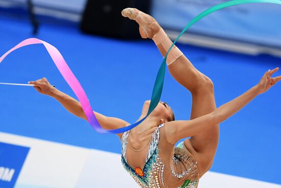 Rhythmic gymnastics. 2018 FIG World Challenge Cup Kazan. Day three